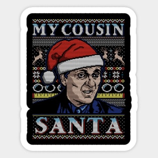 My Cousin Santa Sticker